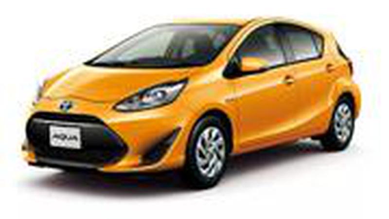 Ковры для Toyota Aqua (правый руль) рестайлинг (2014+)
